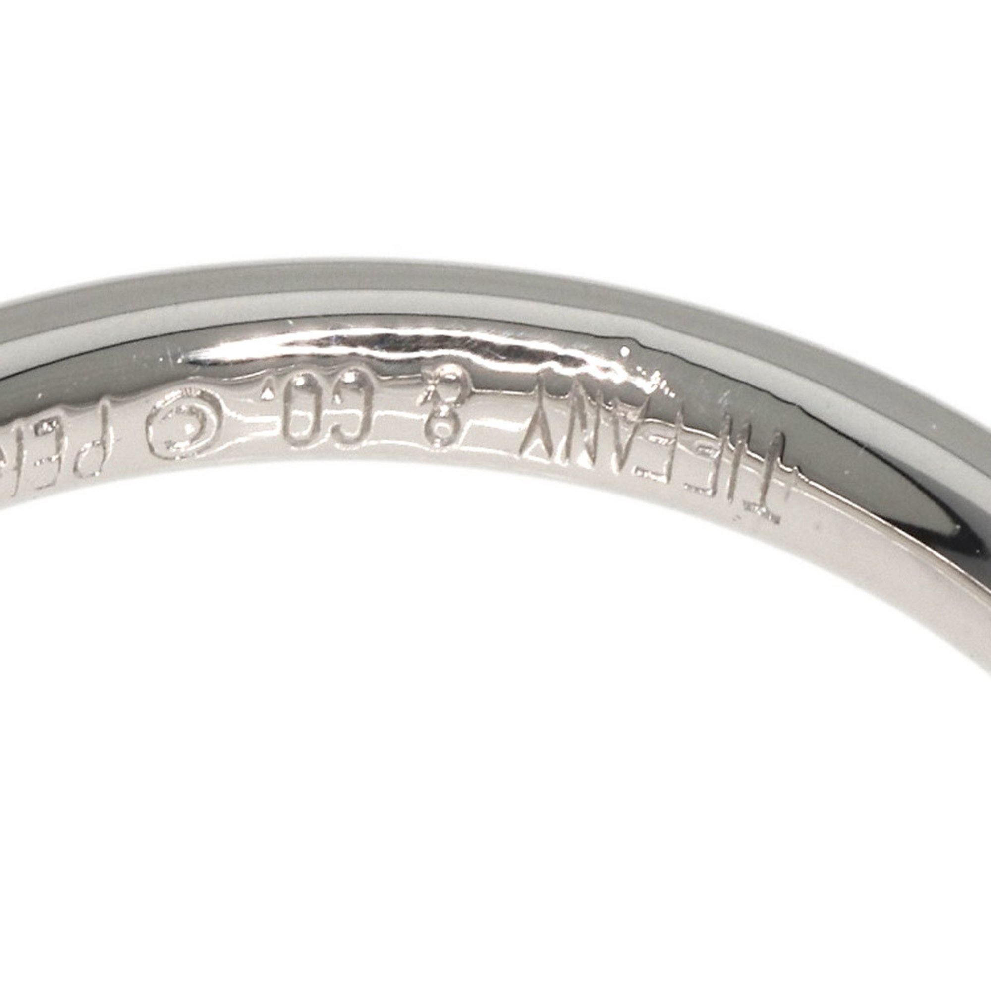 Tiffany & Co. Curved Band Diamond Ring, Platinum PT950, Women's, TIFFANY