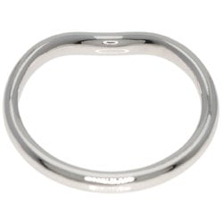 Tiffany & Co. Curved Band Diamond Ring, Platinum PT950, Women's, TIFFANY