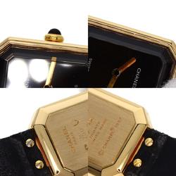 Chanel H0090 Premiere Watch, 18K Yellow Gold, Leather, Women's, CHANEL