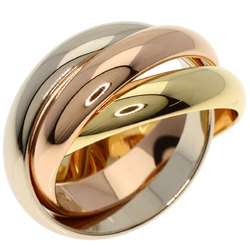 Cartier Trinity MM #48 Ring, K18 Yellow Gold, K18WG, K18PG, Women's, CARTIER