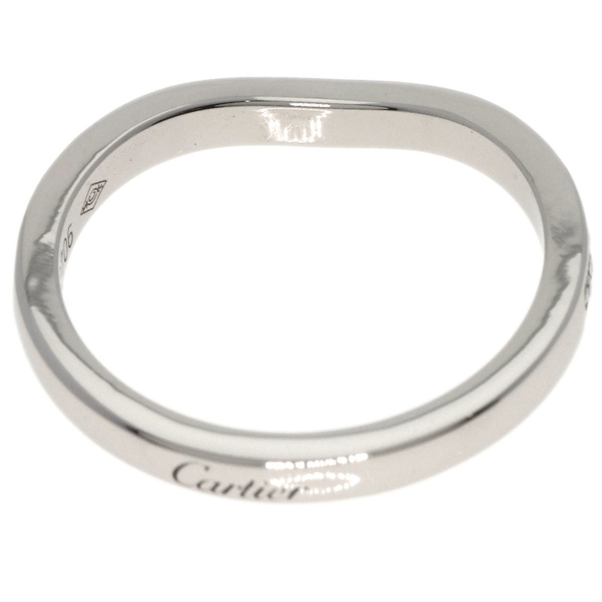 Cartier Ballerina Wedding Diamond #47 Ring Platinum PT950 Women's CARTIER