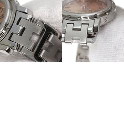 Hermes CL4.210 Clipper Watch Stainless Steel SS Ladies HERMES