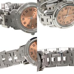 Hermes CL4.210 Clipper Watch Stainless Steel SS Ladies HERMES