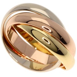 Cartier Trinity MM #51 Ring, K18 Yellow Gold, K18WG, K18PG, Women's, CARTIER