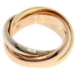 Cartier Trinity MM #51 Ring, K18 Yellow Gold, K18WG, K18PG, Women's, CARTIER