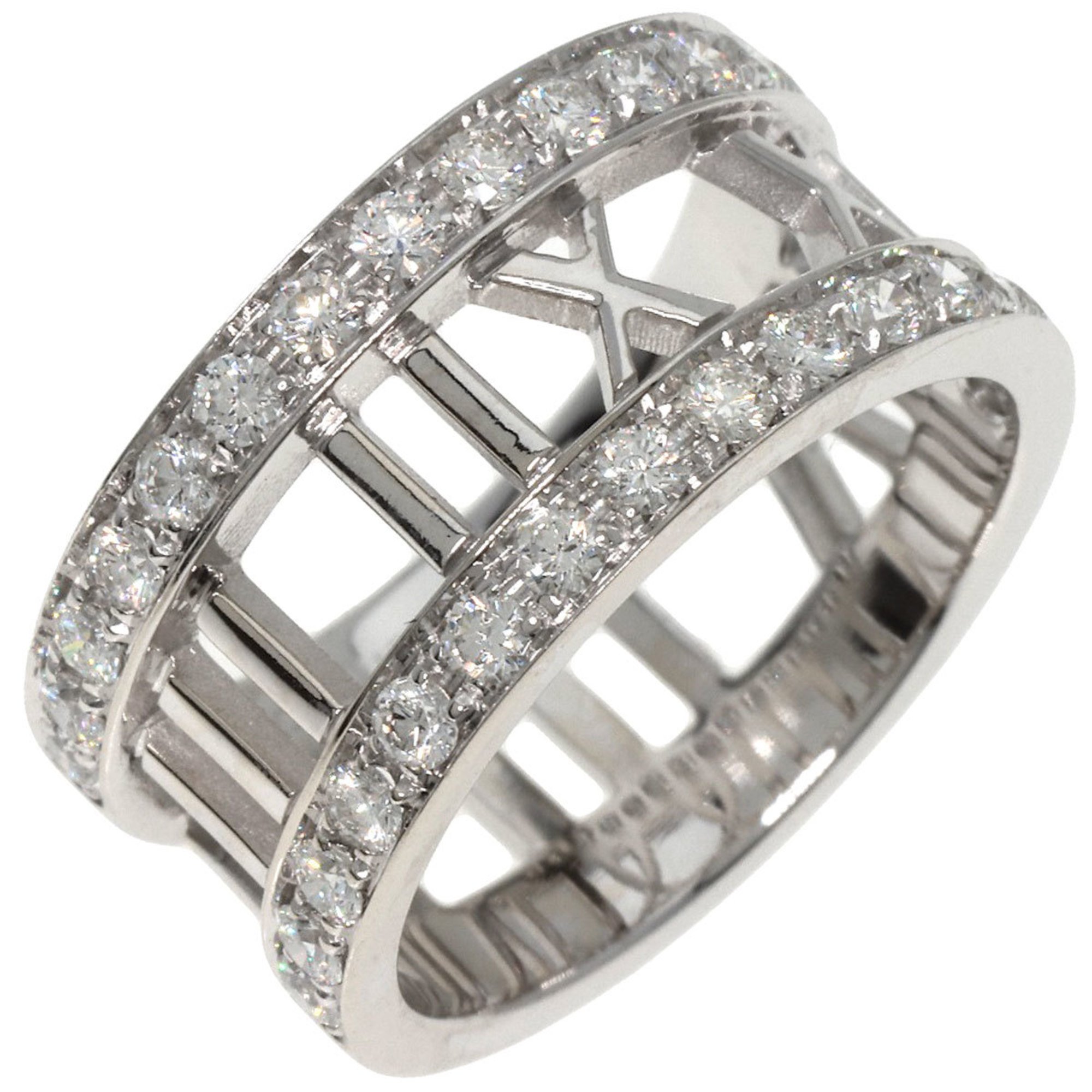 Tiffany Atlas Diamond Ring, 18K White Gold, Women's, TIFFANY&Co.