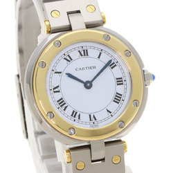 Cartier Santos Round SM Watch Stainless Steel SSxK18YG K18YG Women's CARTIER