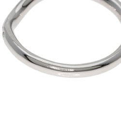 Tiffany & Co. Curved Band Diamond Ring, Platinum PT950, Women's, TIFFANY