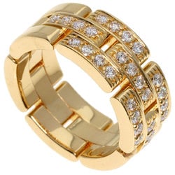 Cartier Panthere Half Diamond Ring, 18K Yellow Gold, Women's, CARTIER