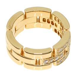 Cartier Panthere Half Diamond Ring, 18K Yellow Gold, Women's, CARTIER