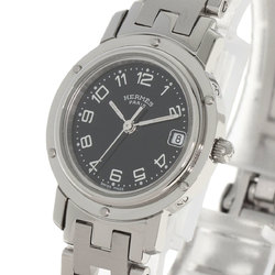 Hermes CL4.210 Clipper Watch Stainless Steel SS Ladies HERMES