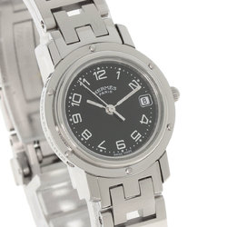 Hermes CL4.210 Clipper Watch Stainless Steel SS Ladies HERMES