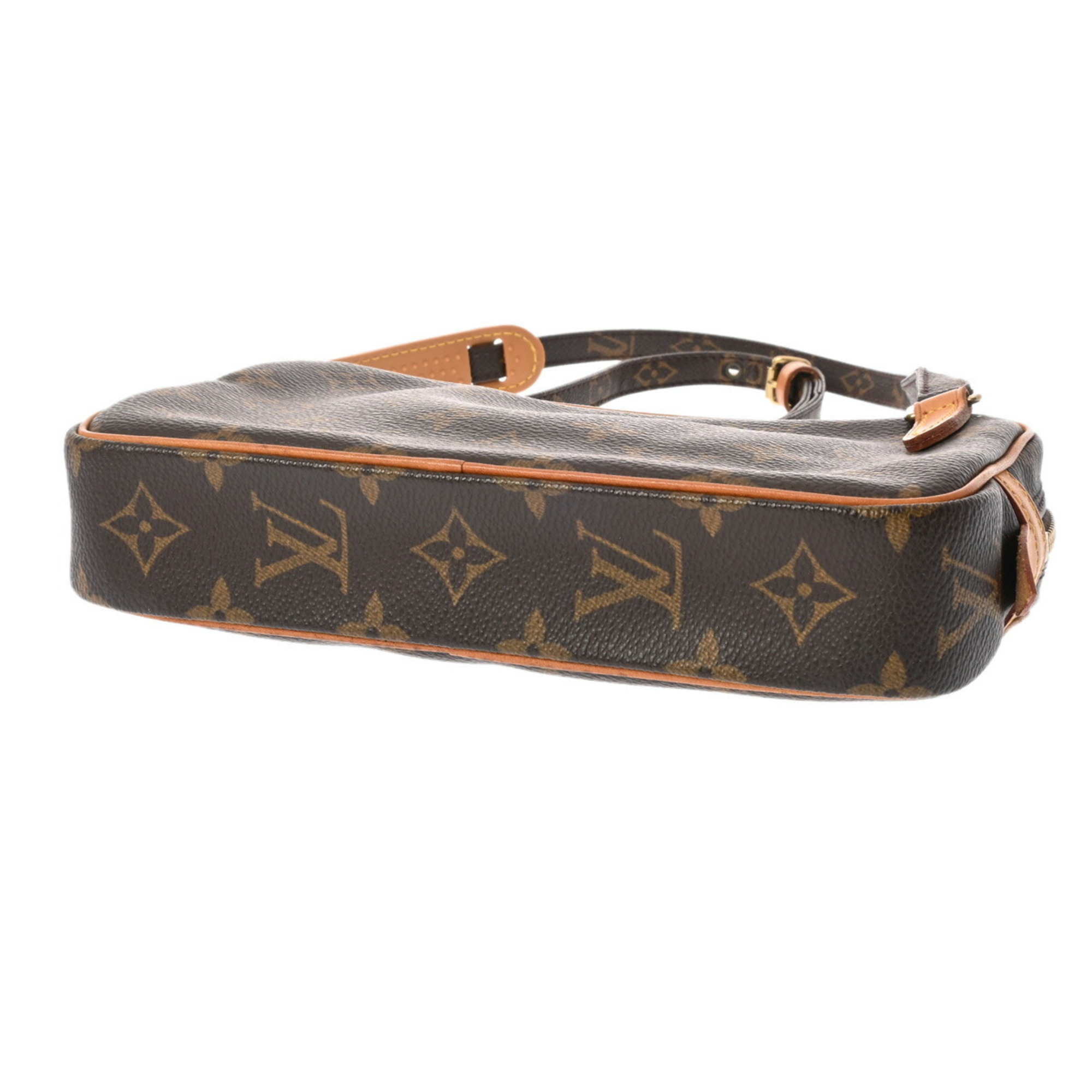 LOUIS VUITTON Louis Vuitton Monogram Marly Bandouliere Brown M51828 Women's Canvas Shoulder Bag