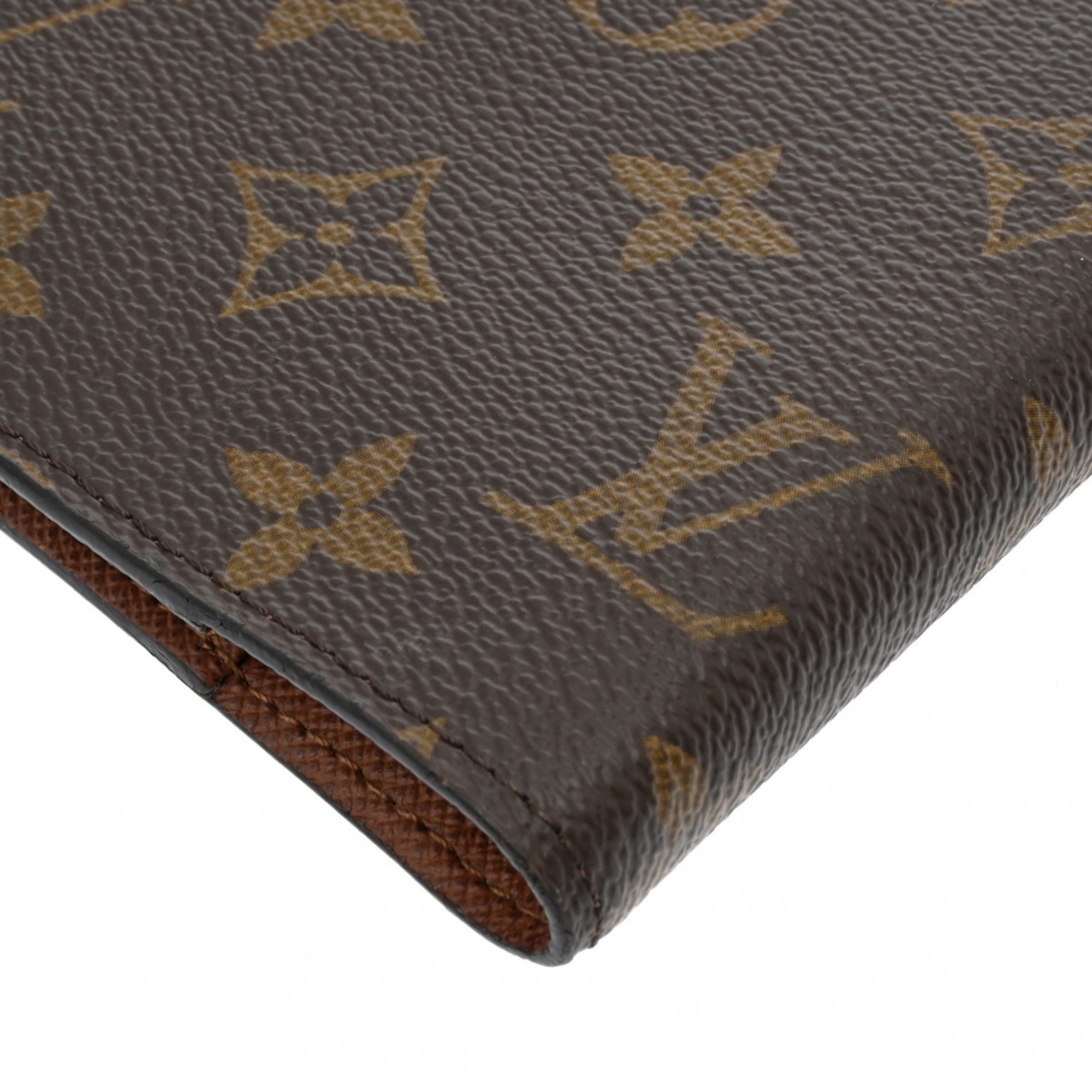 LOUIS VUITTON Louis Vuitton Monogram Agenda PM Brown R20005 Unisex Canvas Notebook Cover