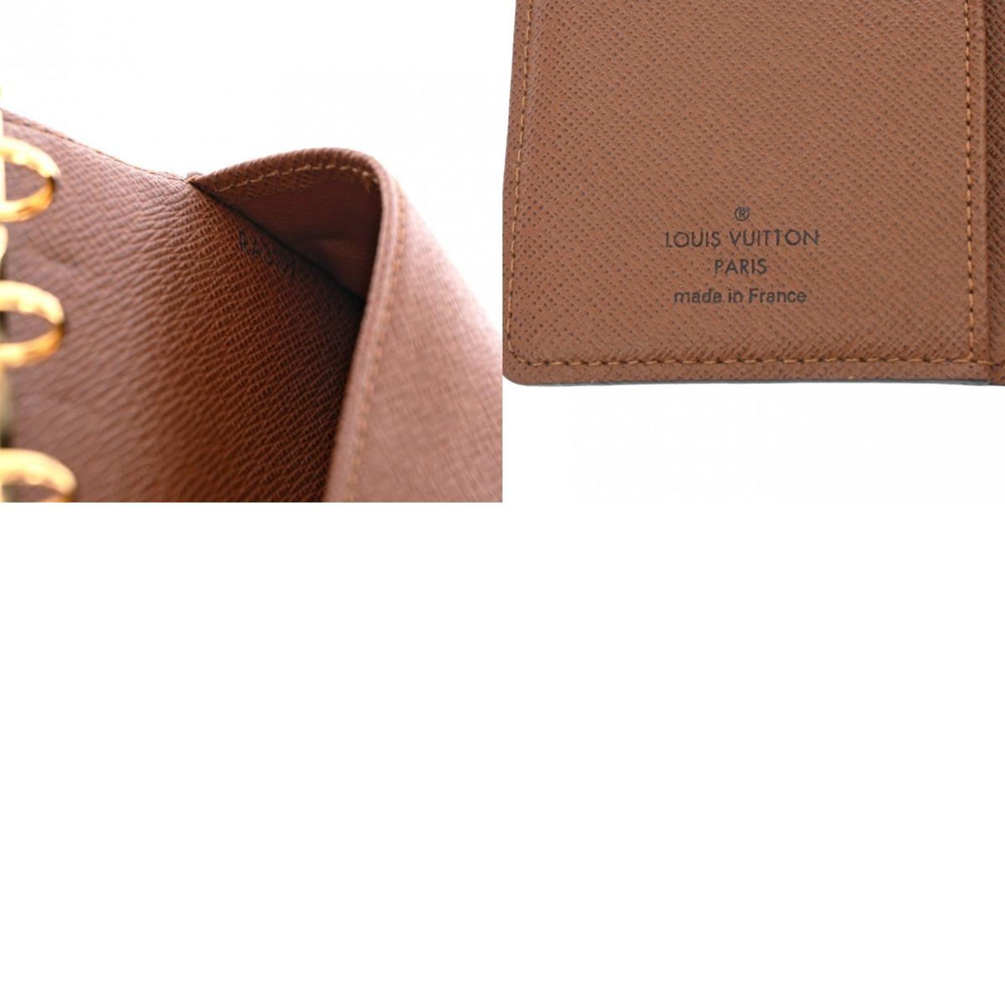 LOUIS VUITTON Louis Vuitton Monogram Agenda PM Brown R20005 Unisex Canvas Notebook Cover