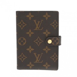 LOUIS VUITTON Louis Vuitton Monogram Agenda PM Brown R20005 Unisex Canvas Notebook Cover