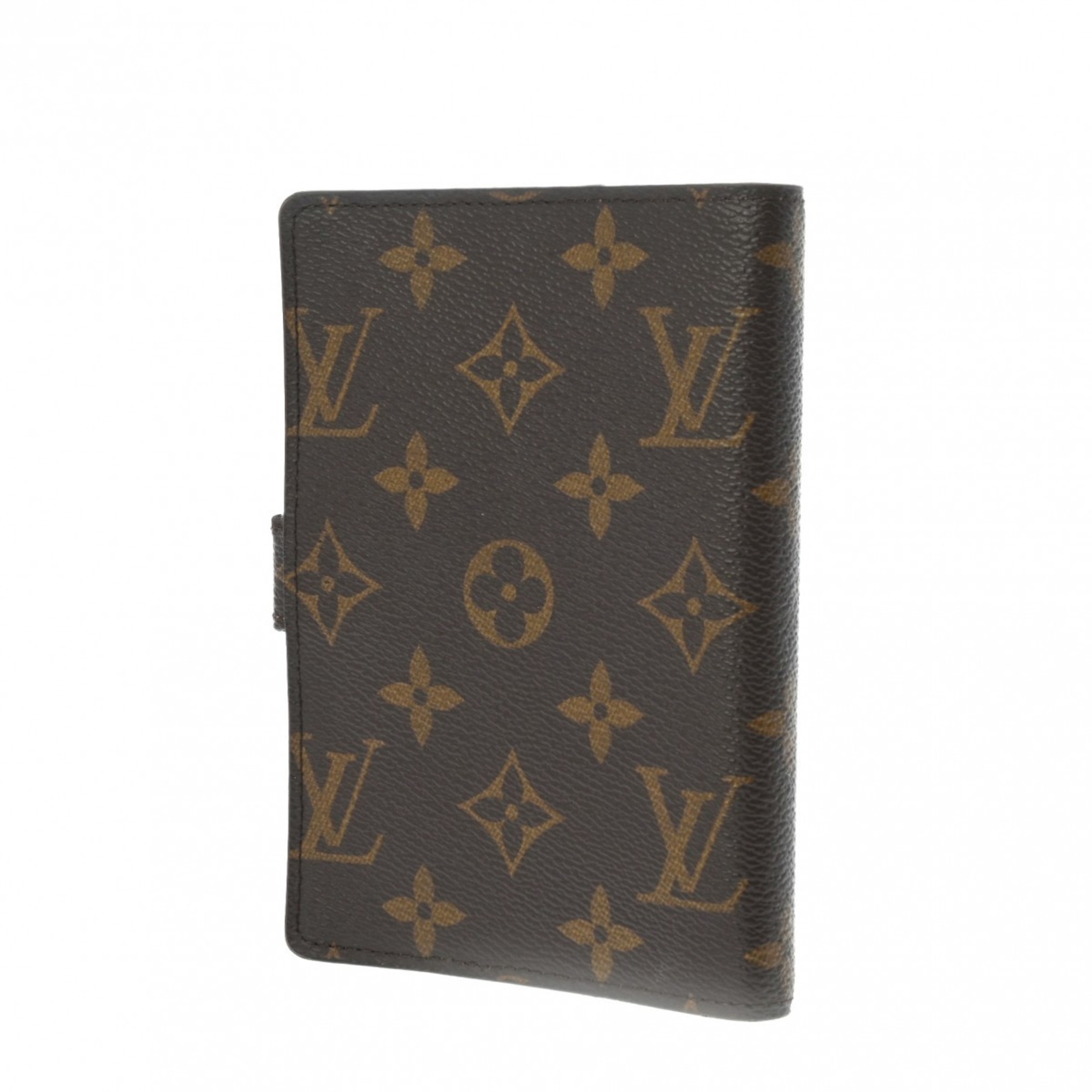 LOUIS VUITTON Louis Vuitton Monogram Agenda PM Brown R20005 Unisex Canvas Notebook Cover