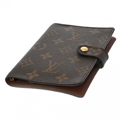 LOUIS VUITTON Louis Vuitton Monogram Agenda PM Brown R20005 Unisex Canvas Notebook Cover