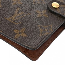 LOUIS VUITTON Louis Vuitton Monogram Agenda PM Brown R20005 Unisex Canvas Notebook Cover