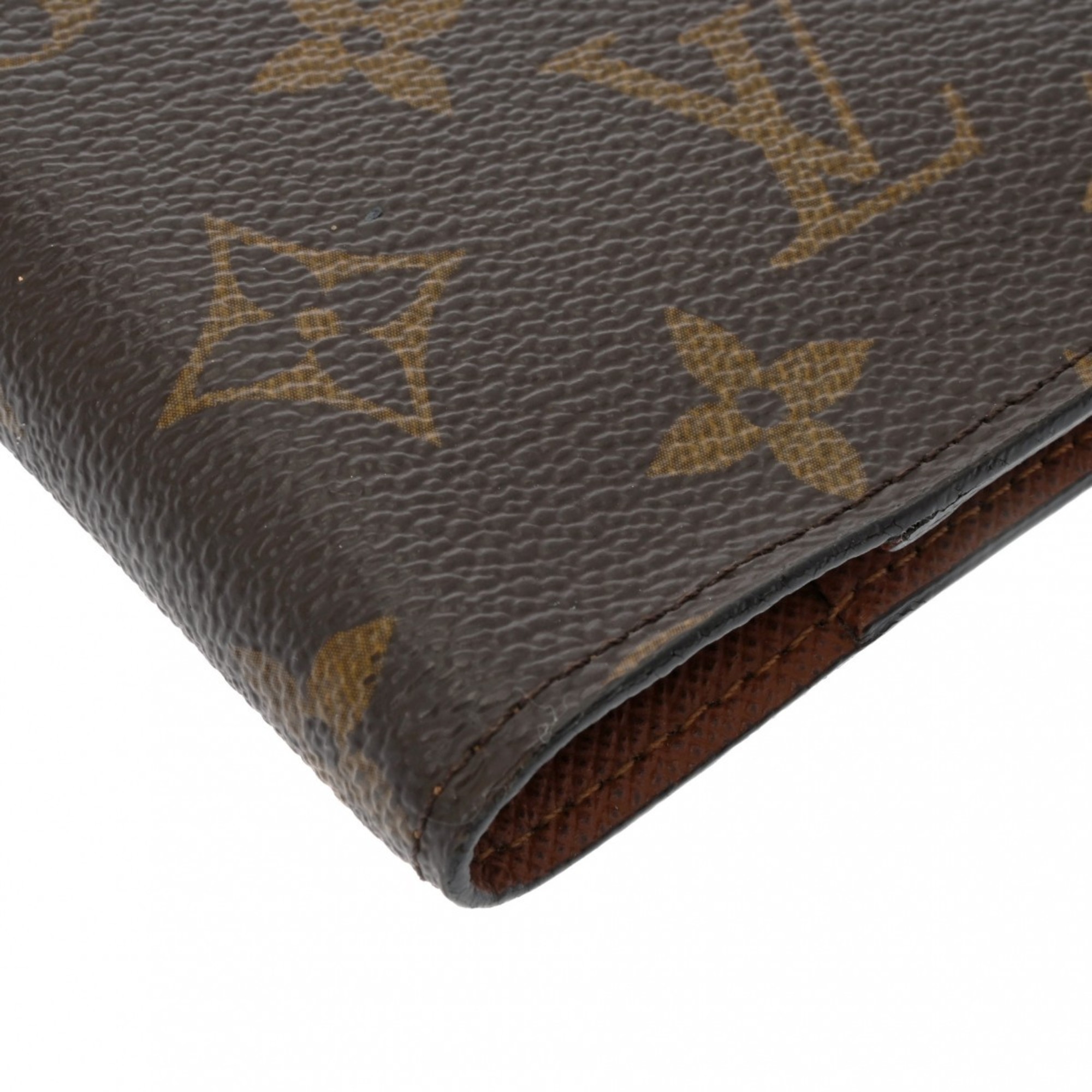 LOUIS VUITTON Louis Vuitton Monogram Agenda PM Brown R20005 Unisex Canvas Notebook Cover