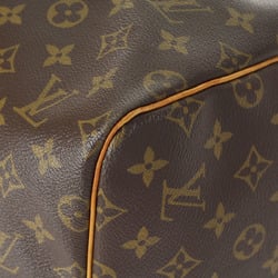 LOUIS VUITTON Louis Vuitton Monogram Keepall 55 Brown M41424 Unisex Canvas Boston Bag