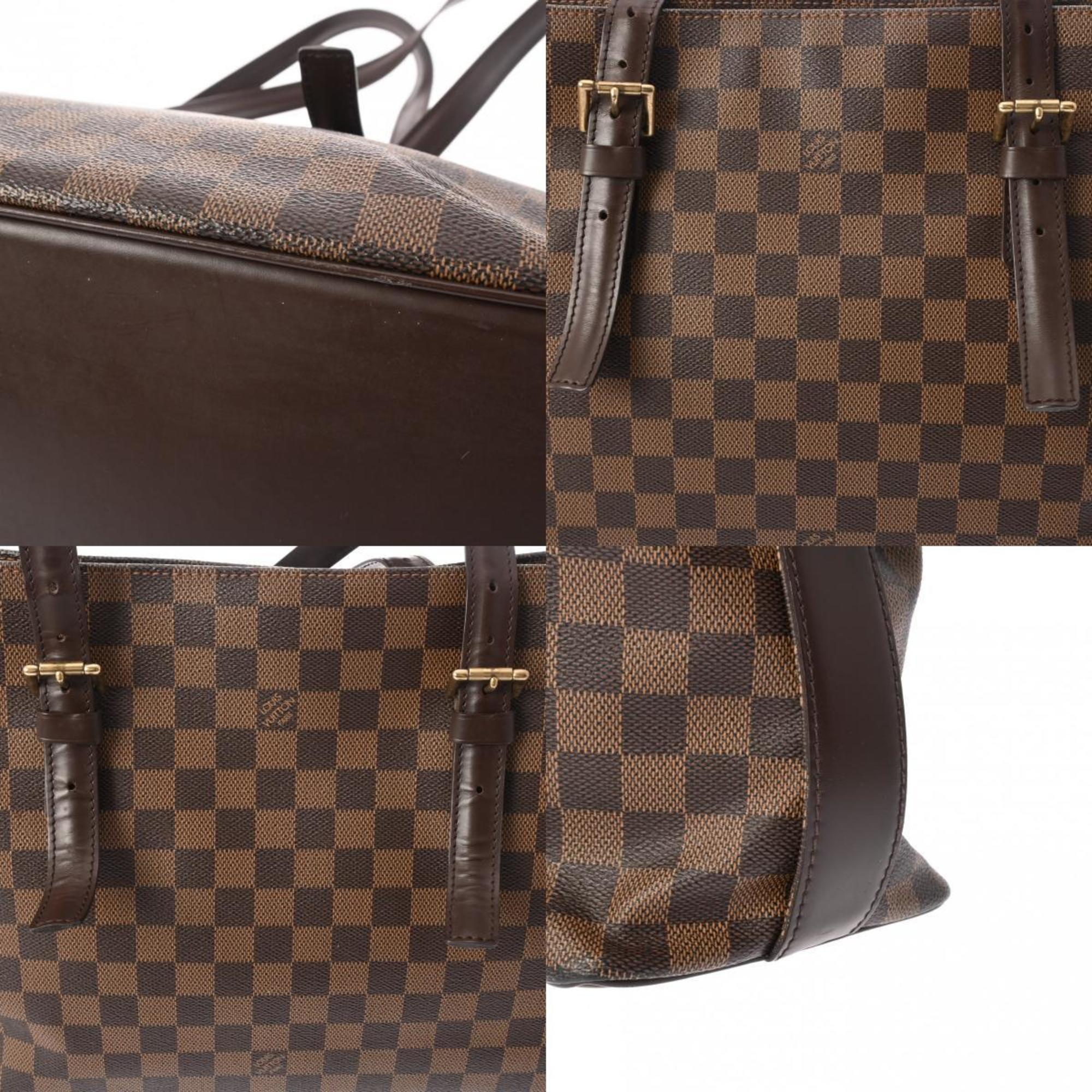 LOUIS VUITTON Damier Chelsea Brown N51119 Women's Canvas Tote Bag