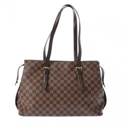 LOUIS VUITTON Damier Chelsea Brown N51119 Women's Canvas Tote Bag