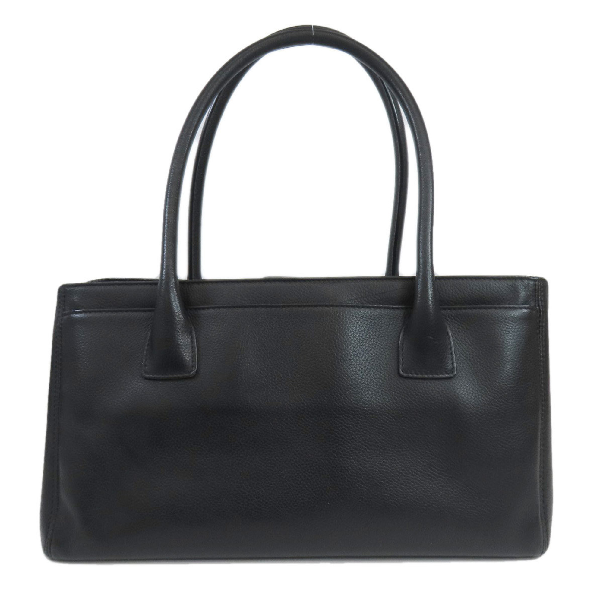 CHANEL Executive Tote Bag Calf Leather Women's