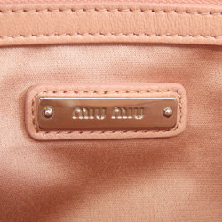 Miu Miu Miu Matelasse Handbag Leather Women's MIUMIU