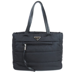 Prada metal tote bag nylon material women's PRADA