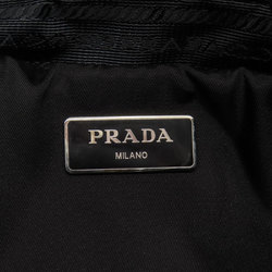 Prada metal tote bag nylon material women's PRADA