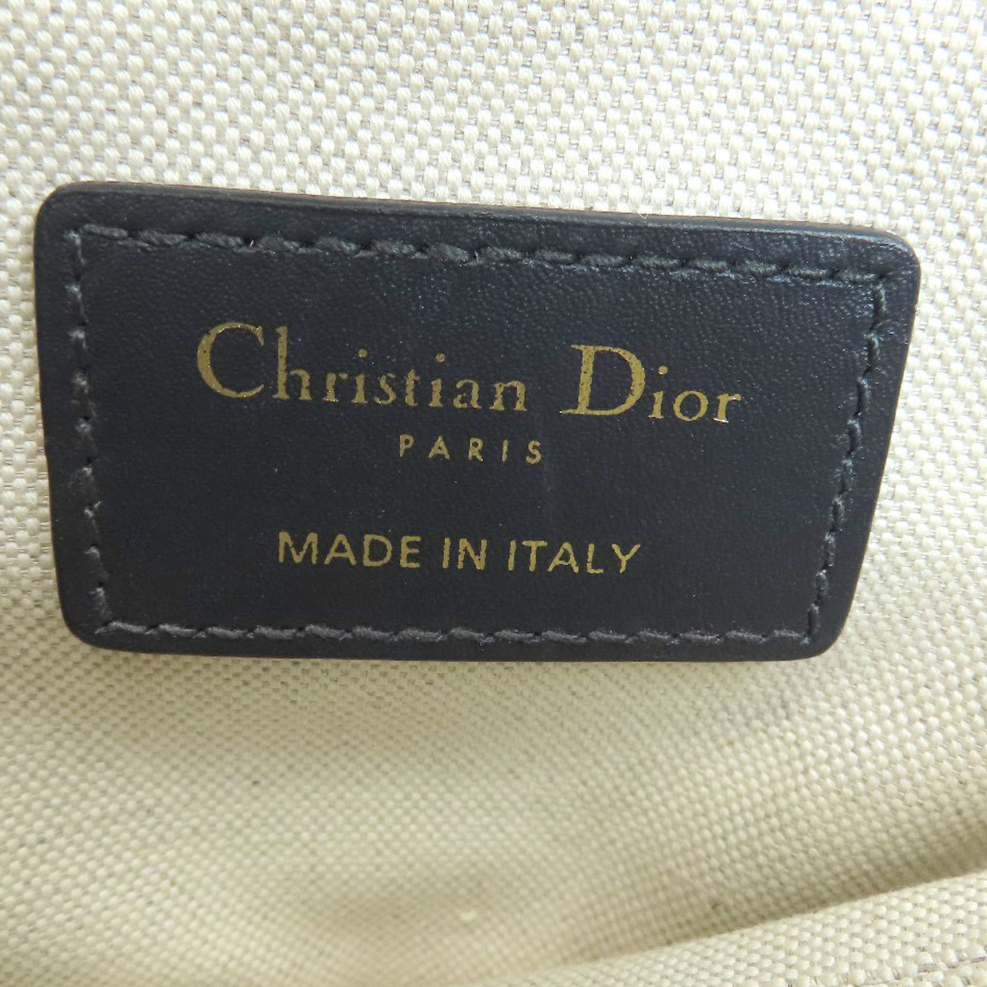 Christian Dior Saddle Trotter Pattern Handbag Canvas Women's CHRISTIAN DIOR