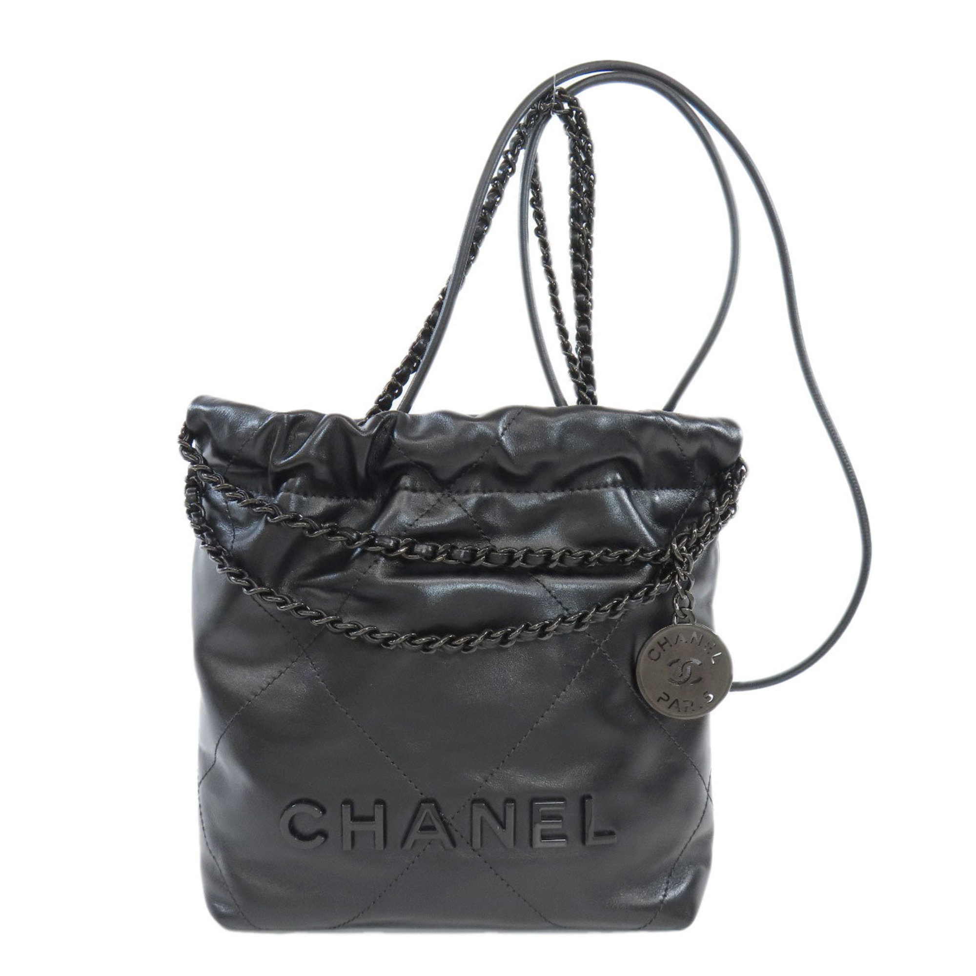 CHANEL Chanel 22 Handbag Lambskin Women's