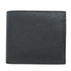 Prada Saffiano Bi-fold Wallet Leather Women's PRADA