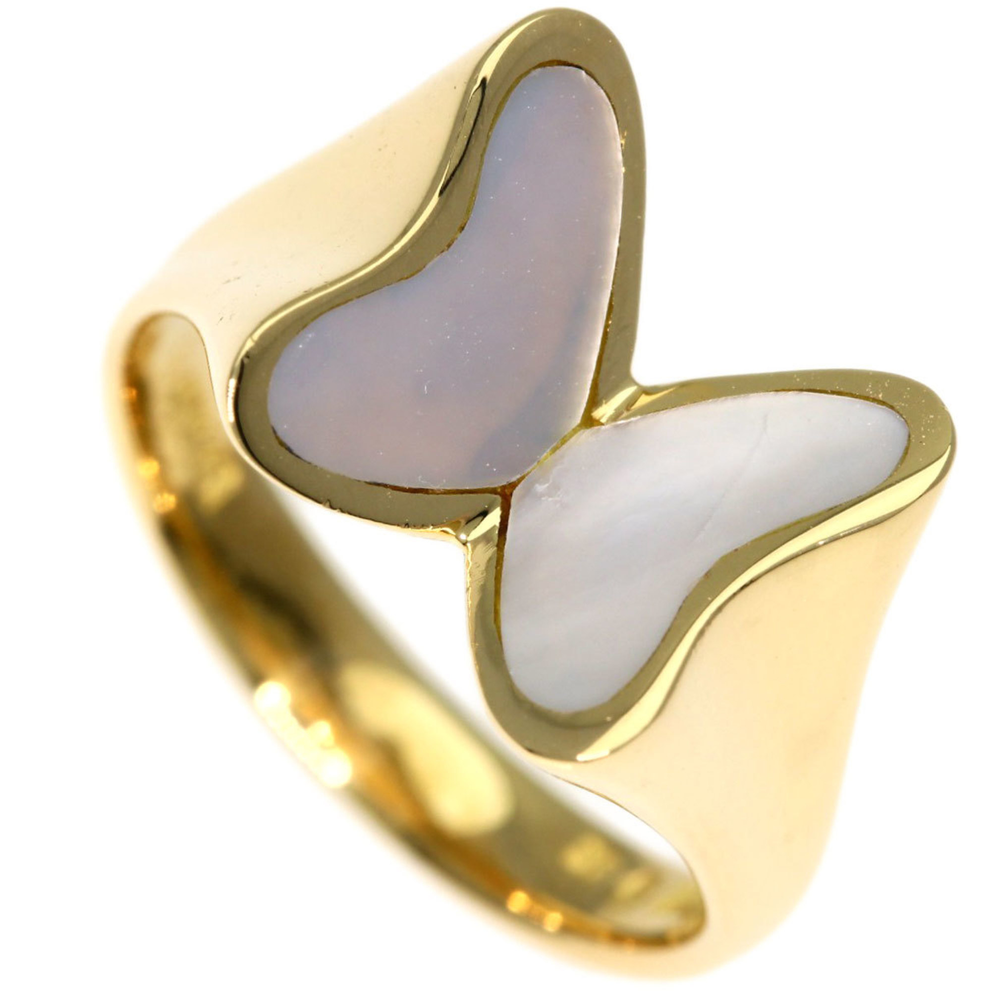 Tiffany Butterfly Shell Ring, 18K Yellow Gold, Women's, TIFFANY&Co.