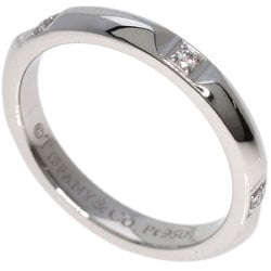 Tiffany True Band 5P Diamond Ring, Platinum PT950, Women's, TIFFANY&Co.