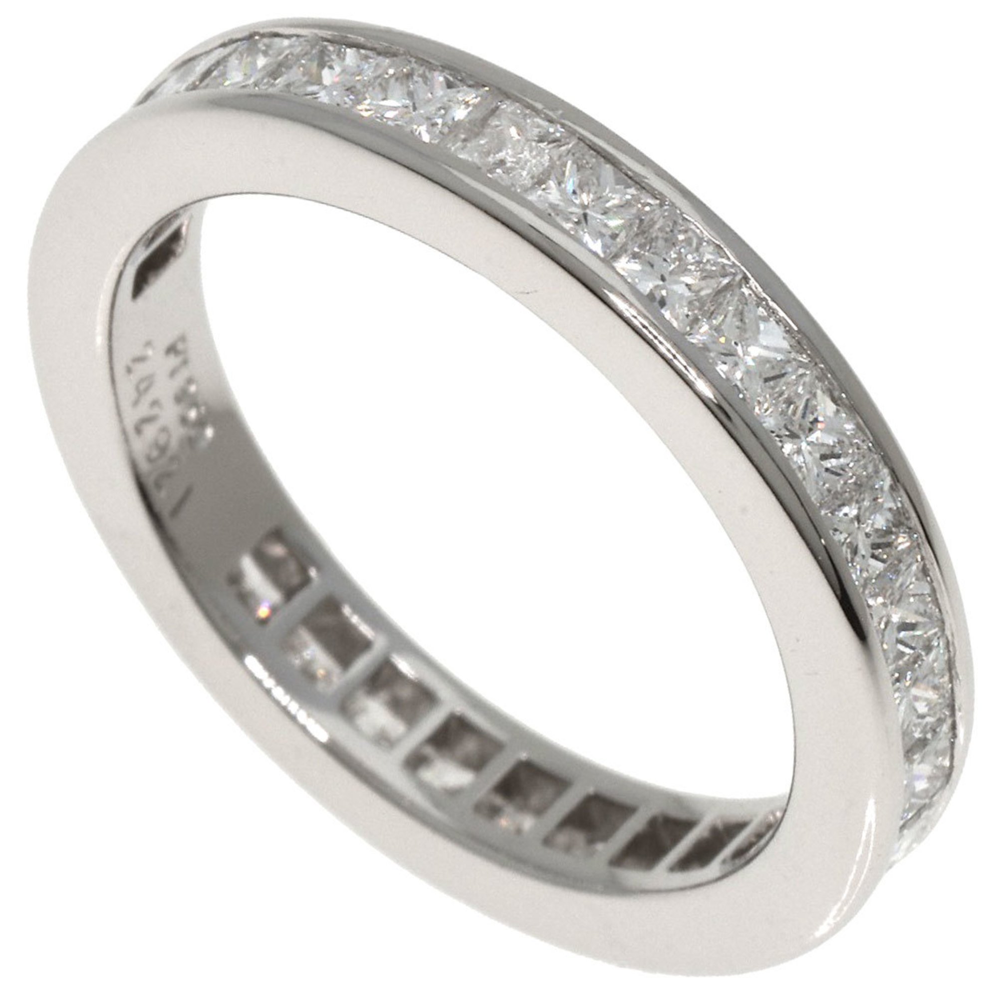 Harry Winston Princess Eternity Ring, Platinum PT950, Women's, HARRY WINSTON