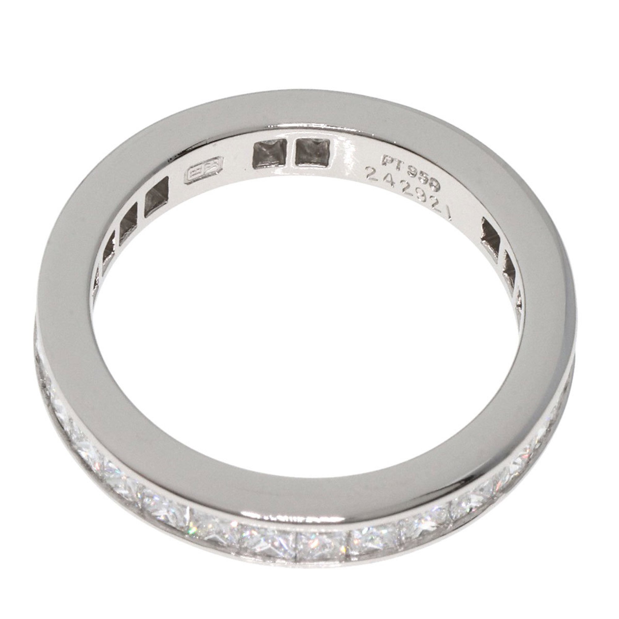 Harry Winston Princess Eternity Ring, Platinum PT950, Women's, HARRY WINSTON