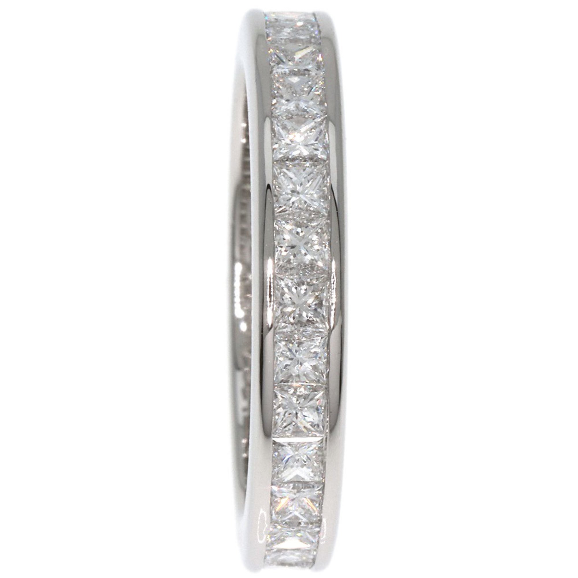 Harry Winston Princess Eternity Ring, Platinum PT950, Women's, HARRY WINSTON