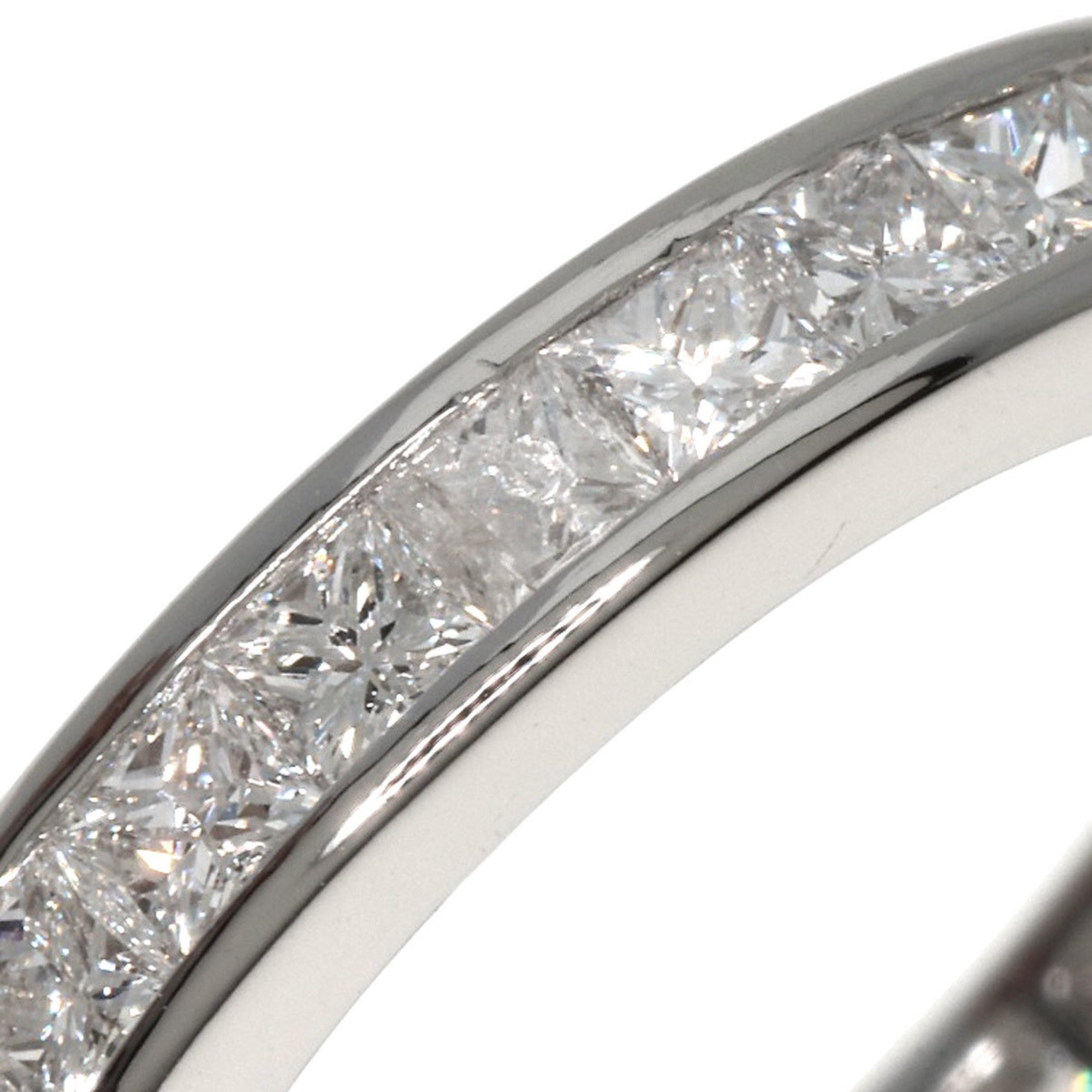 Harry Winston Princess Eternity Ring, Platinum PT950, Women's, HARRY WINSTON