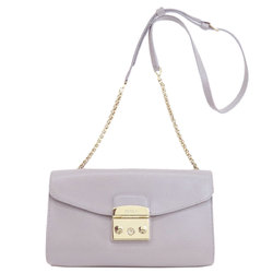 Furla shoulder bag with metal fittings, leather, for women