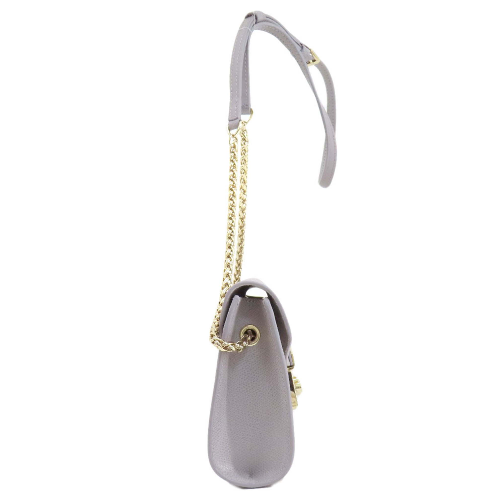 Furla shoulder bag with metal fittings, leather, for women