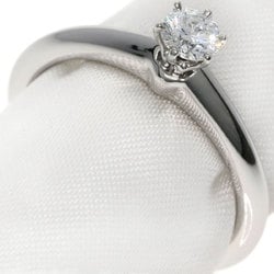 Tiffany solitaire diamond ring, platinum PT950, for women, TIFFANY&Co.