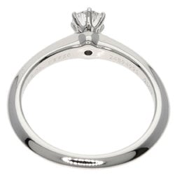 Tiffany solitaire diamond ring, platinum PT950, for women, TIFFANY&Co.