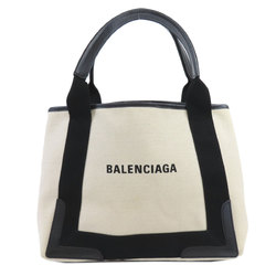 Balenciaga 339933 Navy Cabas S Handbag Canvas Women's BALENCIAGA