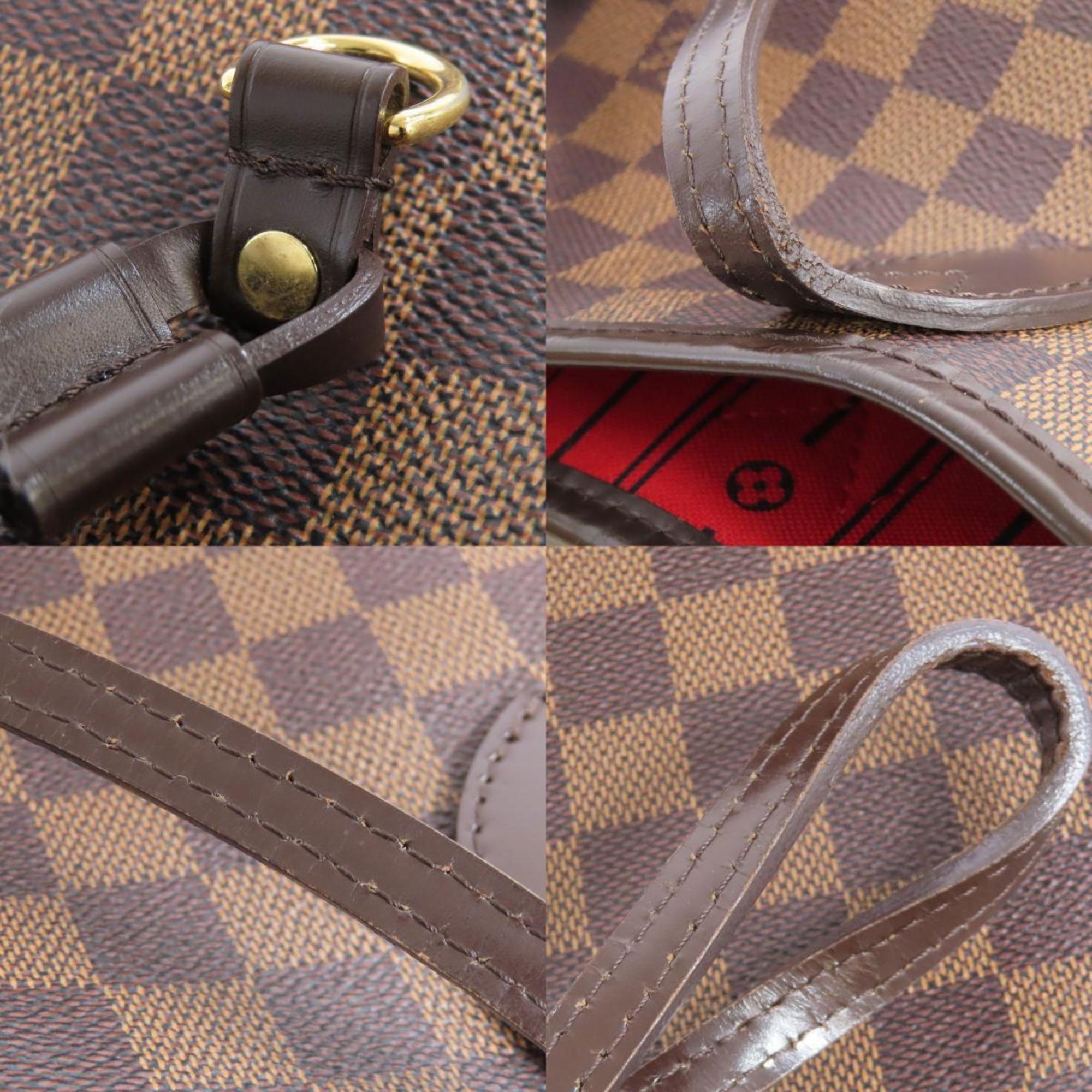 Louis Vuitton N51105 Neverfull MM Old Tote Bag Damier Canvas Women's LOUIS VUITTON