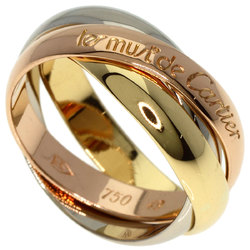 Cartier Trinity #49 Ring, K18 Yellow Gold, K18WG, K18PG, Women's, CARTIER