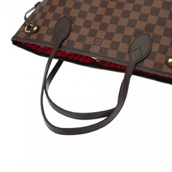 LOUIS VUITTON Damier Neverfull PM Brown N51109 Women's Canvas Handbag