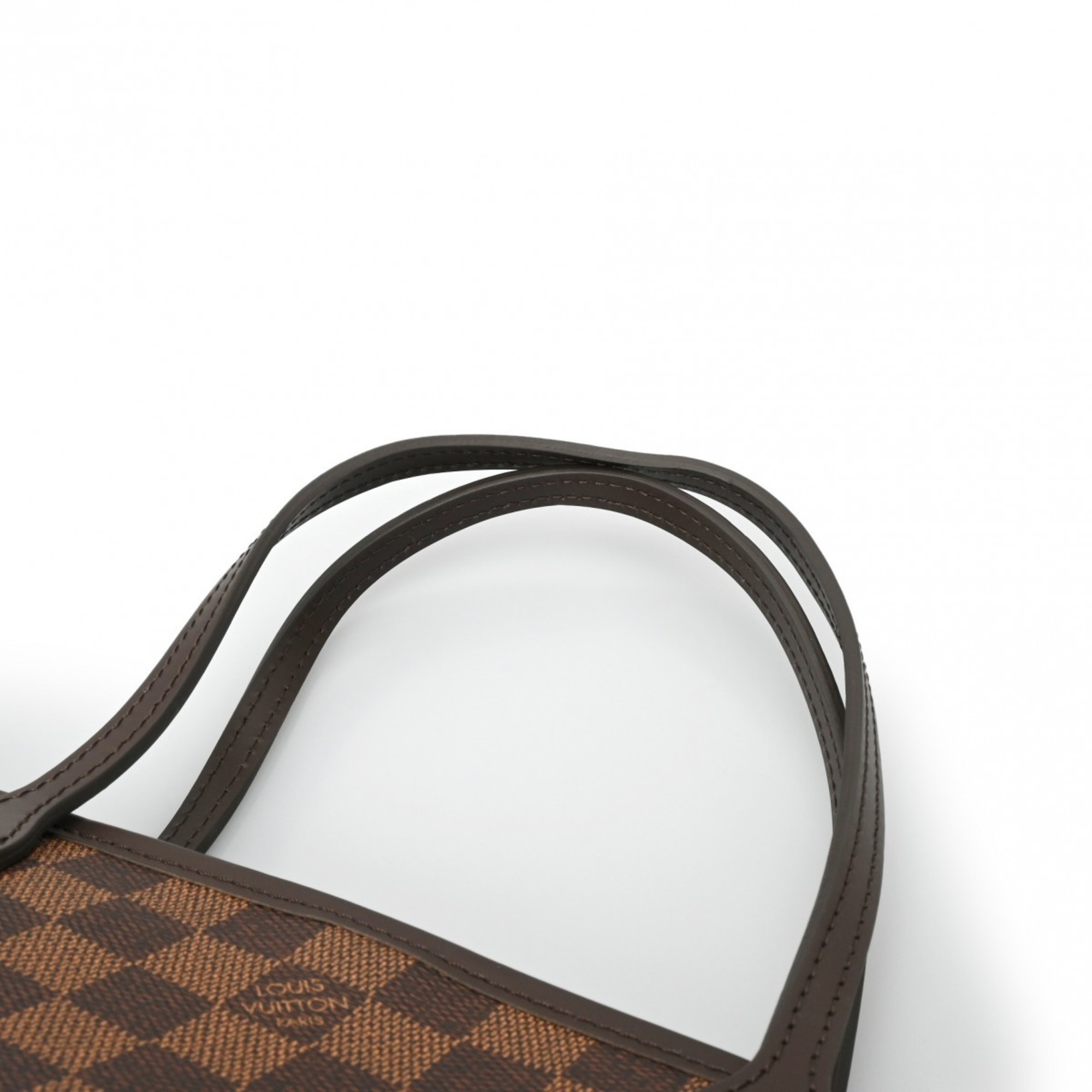 LOUIS VUITTON Damier Neverfull PM Brown N51109 Women's Canvas Handbag