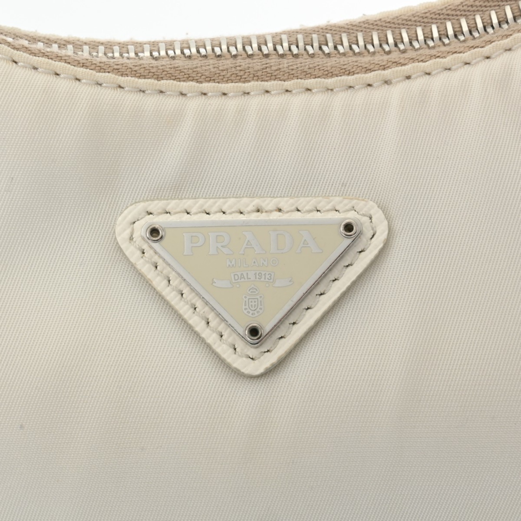 PRADA Re-Edition 2005 Re-Nylon Bag White 1BH204 Women's Nylon Bags